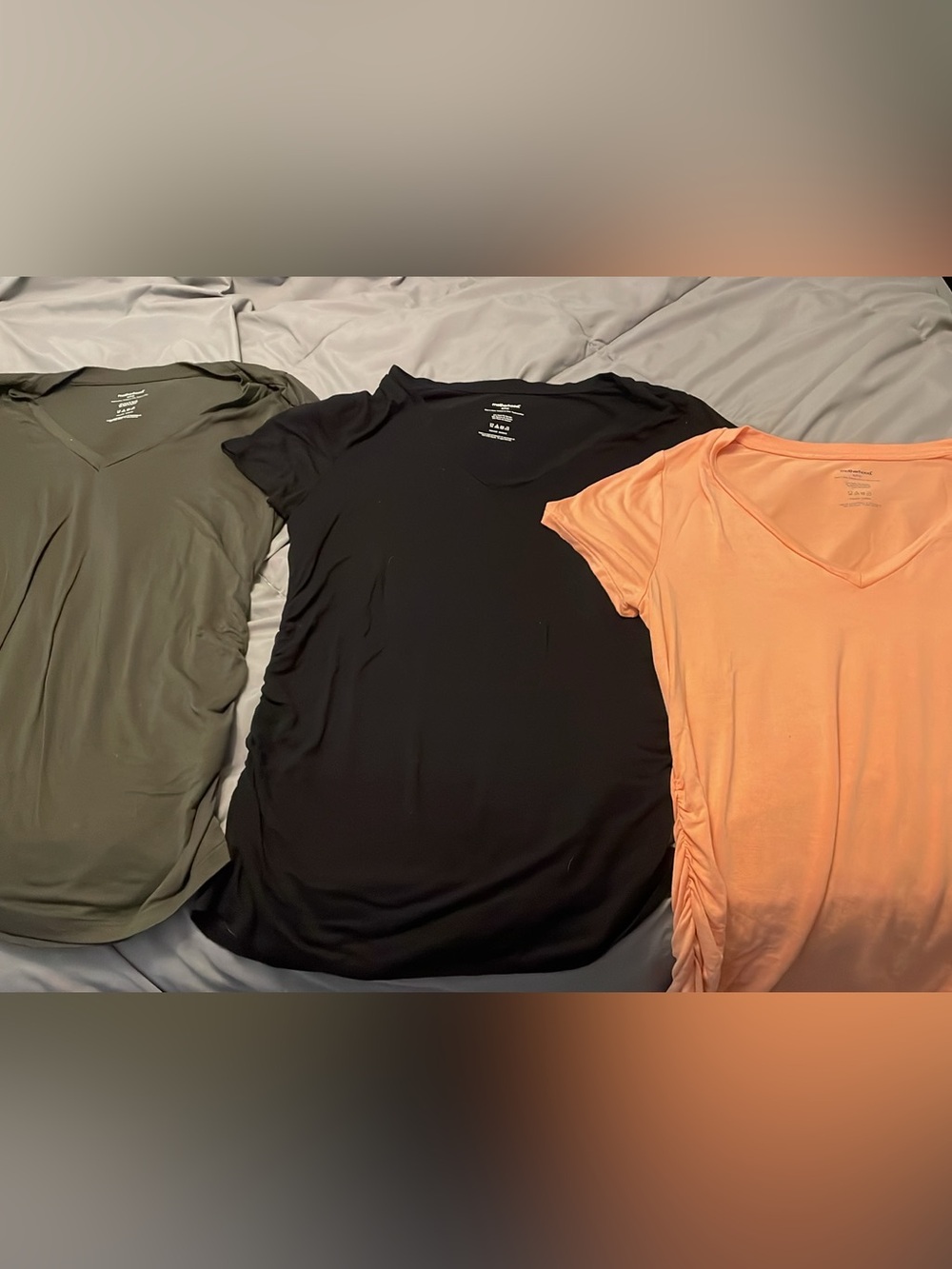 Short sleeve maternity shirts
